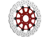 Ricks Motorcycles El Diabolo (Steve) Design Floating Brake Disc Red Inner Carrier 11,5" Front Ricks Motorcycles Default Title