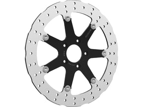 Ricks Motorcycles Seven Sins Wave Design Floating Brake Disc Black Inner Carrier 13" Front Ricks Motorcycles Default Title