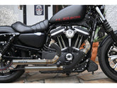 Bsl Top Chopp Staggered Exhaust System , Black Smooth Heat Shield, Black Smooth Endcap, Outline 2,5" Bsl Default Title