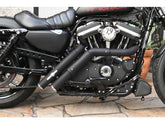 Bsl Firestarter Midcontrol Exhaust System , Black Smooth Heat Shield, Polished Smooth End Cap, Black 2,5" Bsl Default Title