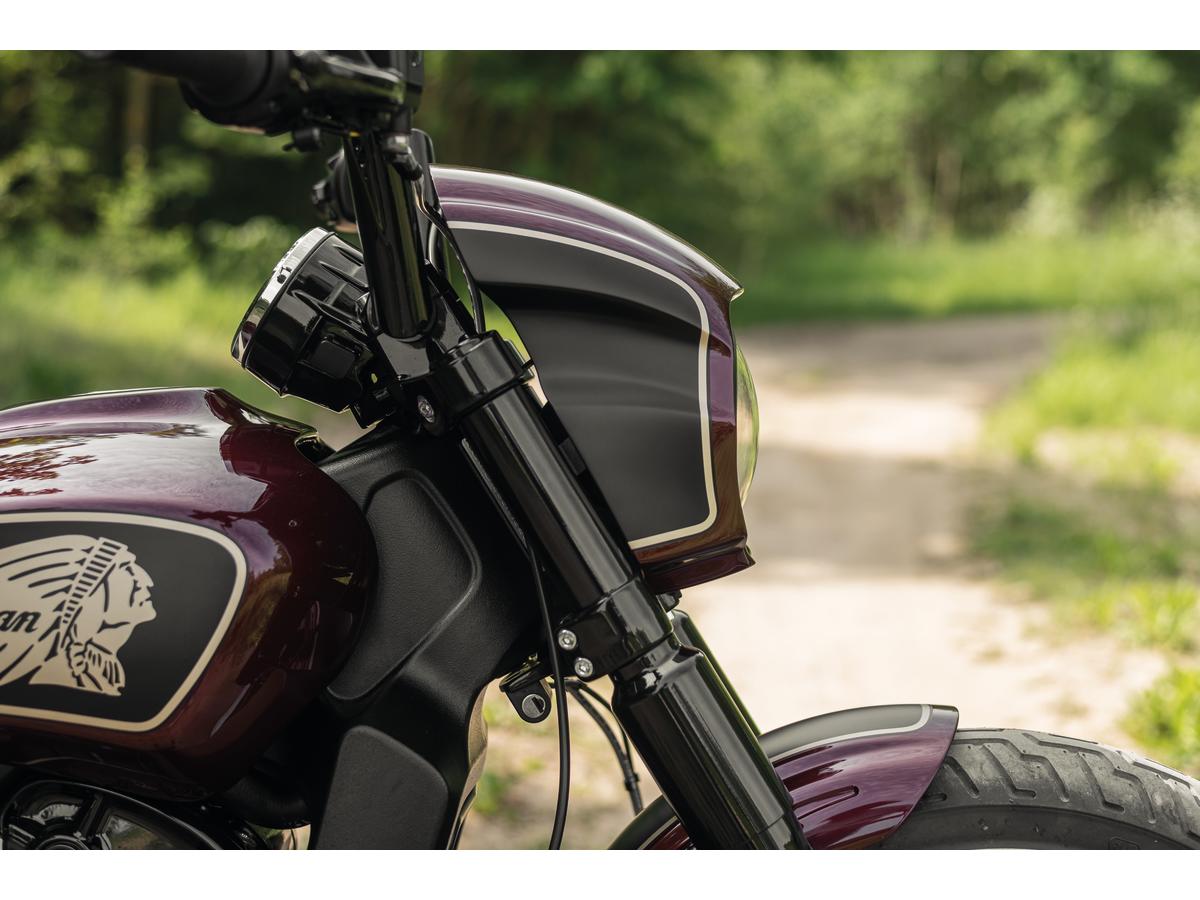 Killer Custom Upper Fork Covers Short For Oem Turn Signals Killer Custom