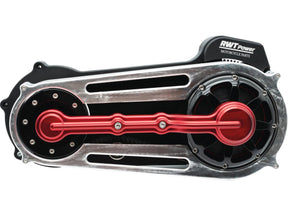 Dual Belt Belt Drive Kits Bobber Base Plate Matte Black Powder Coated Holy Death Motorcycle Co.