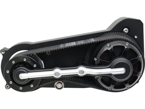 Rwt Power Dual Belt Belt Drive Kits Classic Base Plate Matte Black Powder Coated Rwt Power