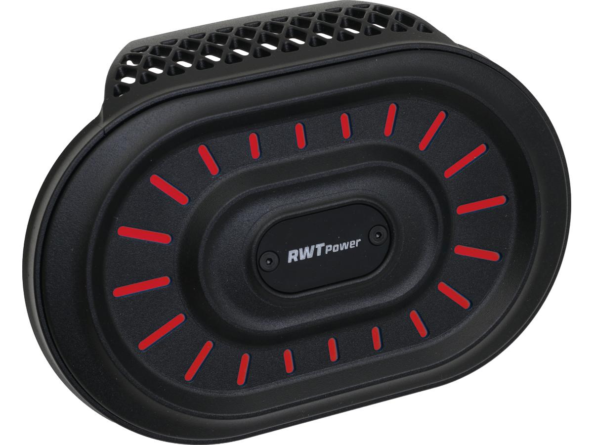 Rwt Power Groove Air Cleaner Cover Groove Red, Panel Black Rwt Power Default Title