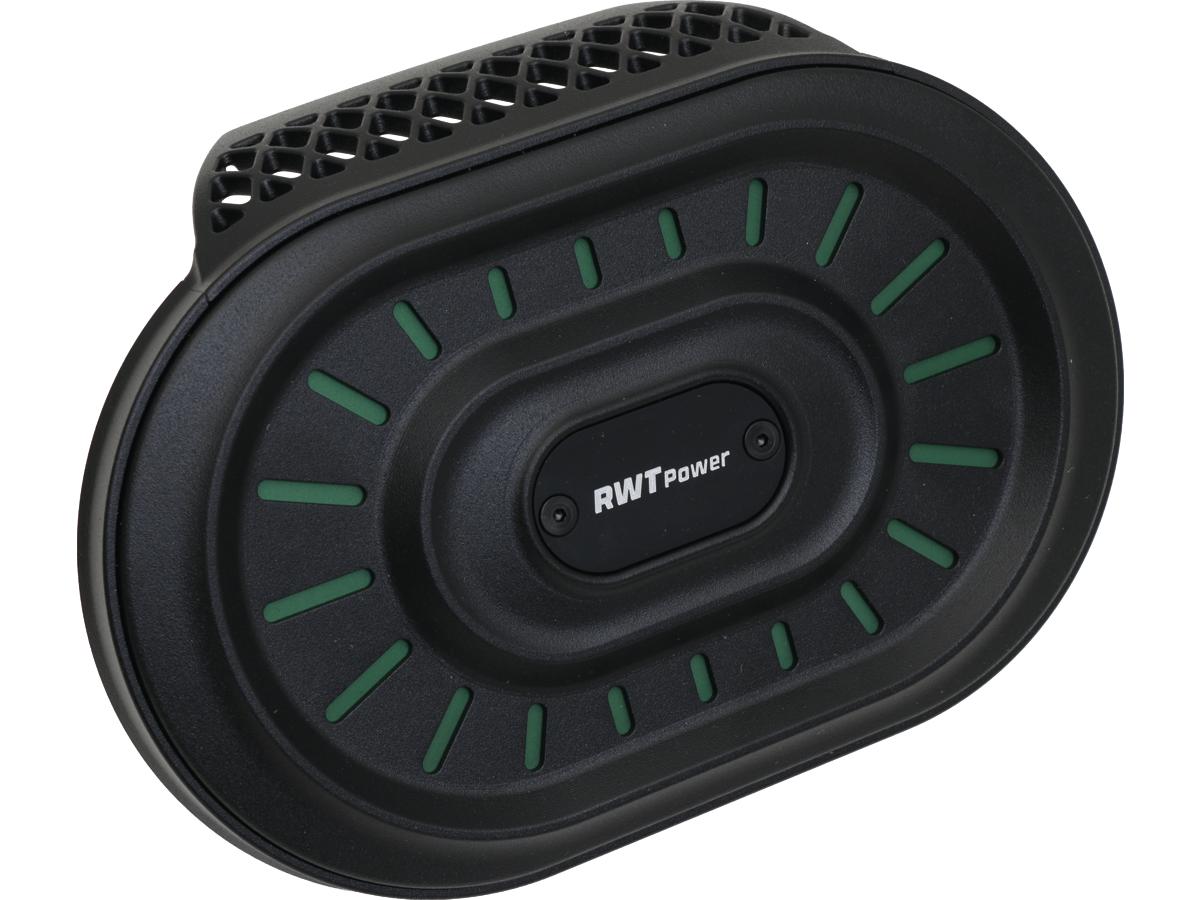 Rwt Power Groove Air Cleaner Cover Groove Green, Panel Black Rwt Power Default Title