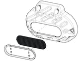 Rwt Power Mesh Transmission Side Cover Rwt Power Transmission Side Cover, Frame Black, Mesh Black Matte Black Powder Coated Rwt Power Default Title