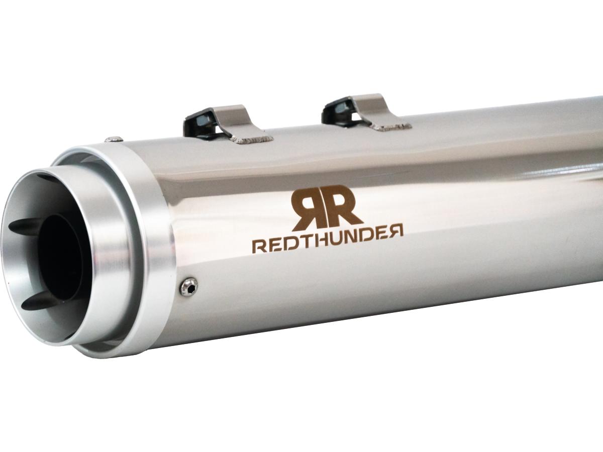 Red Thunder Touring Slip On Mufflers Red Thunder Default Title