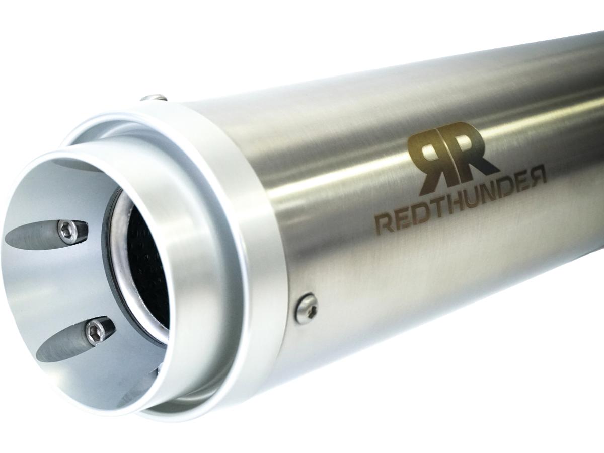 Red Thunder Touring Slip On Mufflers Red Thunder Default Title