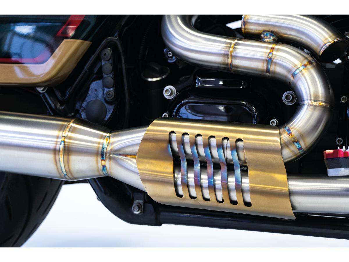 Red Thunder Complete 2 In 1 Exhaust Systems Raw Short Red Thunder