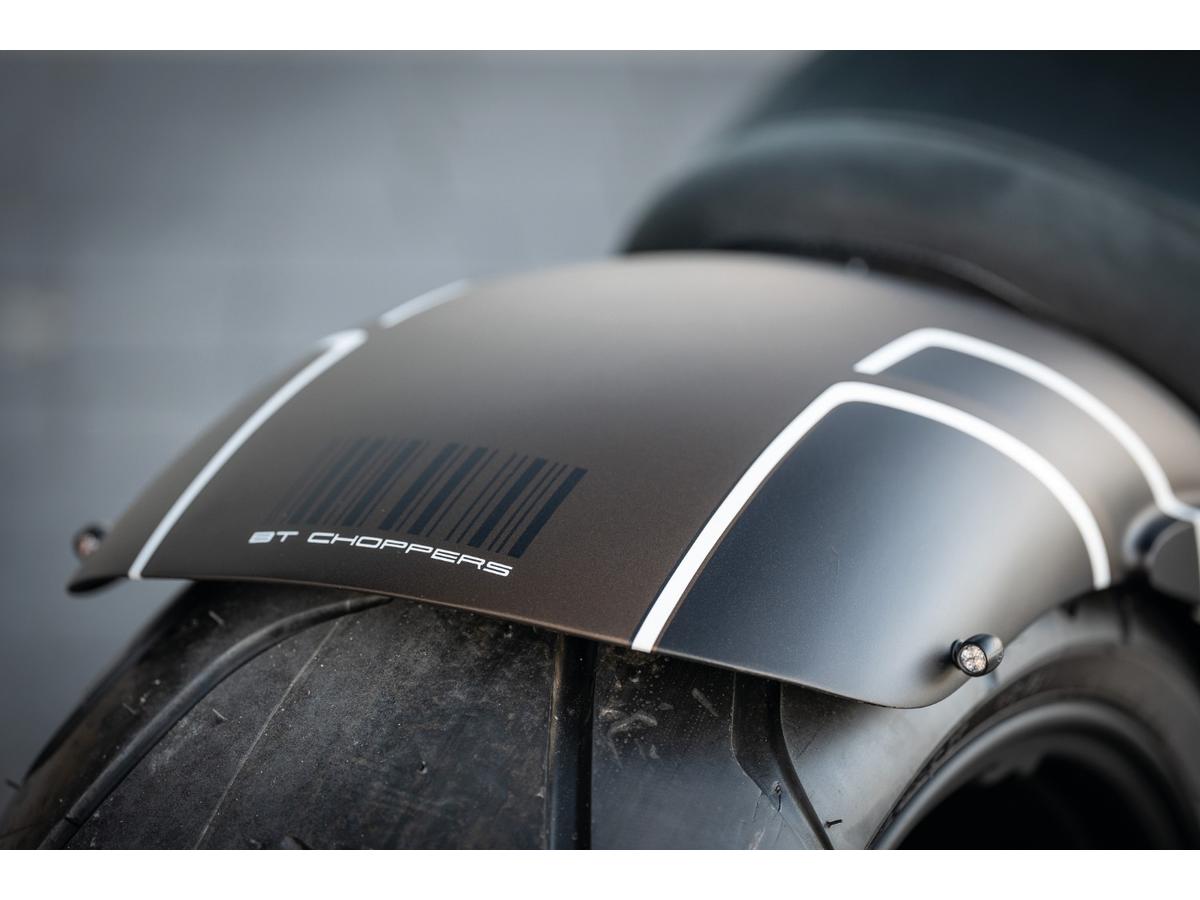 Bt Choppers Classic Rear Fenders With Preparation For Kellermann Atto 3 In 1 Lights And Special Cable Protecting Tubes Bt Choppers