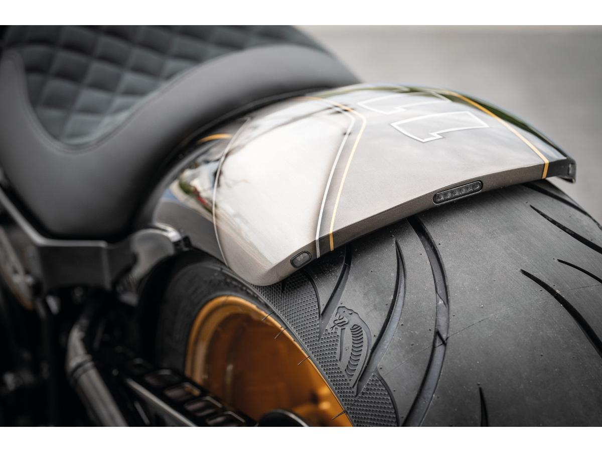 Bt Choppers Classic Rear Fenders Intergrated Led Lights And Special Cable Protecting Tubes Bt Choppers