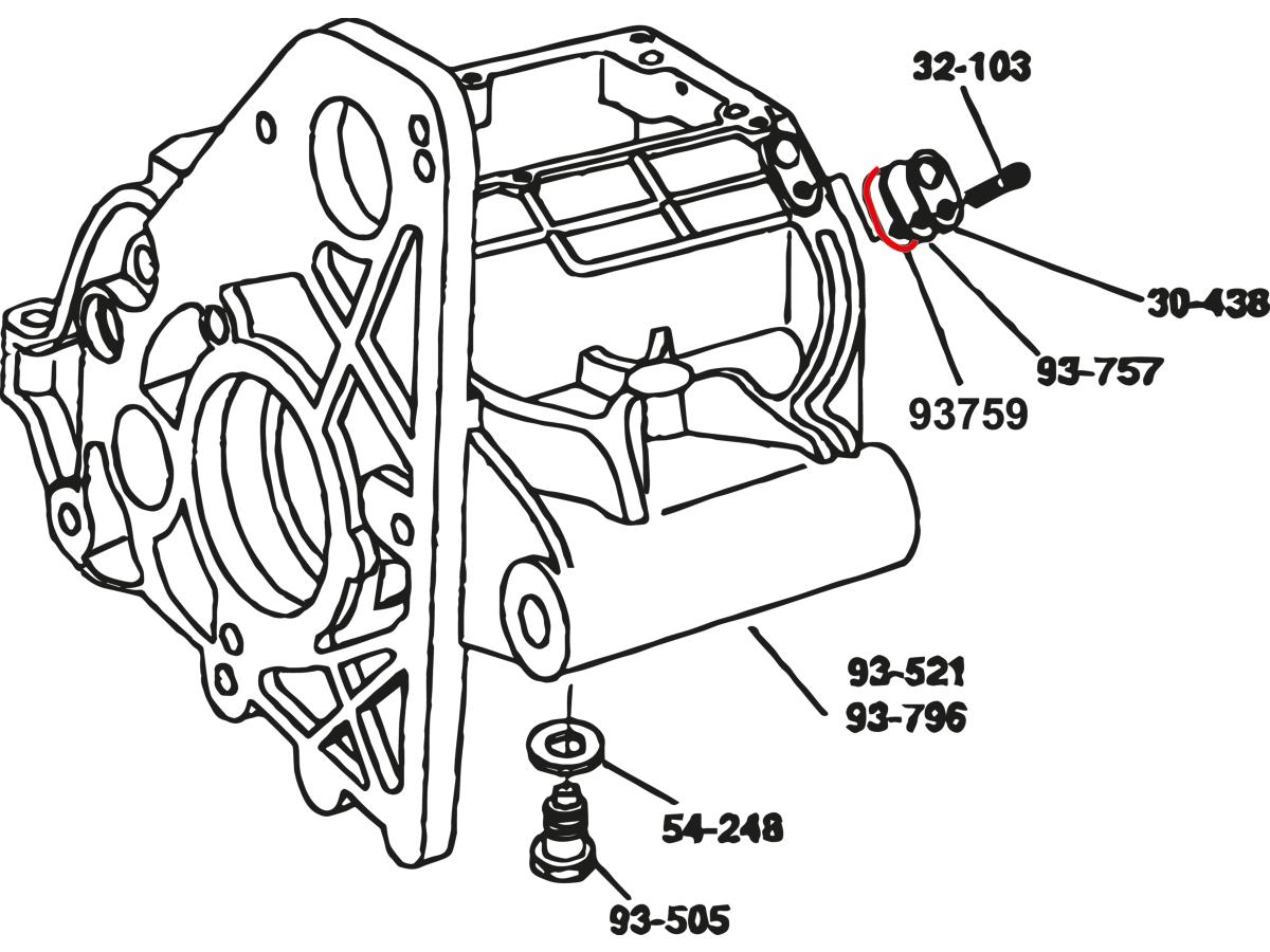 Rev Tech 5 Speed Speedo Pick Up Plate Gaskets Pack 10 Rev Tech Default Title