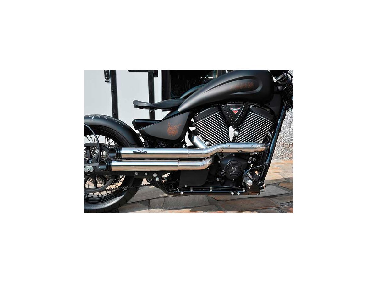Pm American Cycles Vegas Drager Exhaust Polished Pm American Cycles Default Title