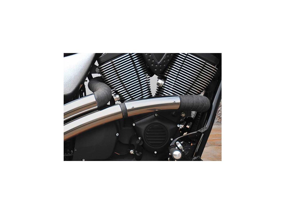 Pm American Cycles Top Chopp Hammer Heat Shield Front Polished Pm American Cycles Default Title
