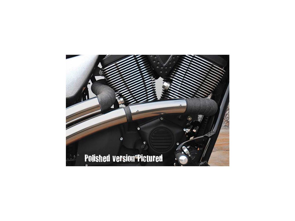 Pm American Cycles Top Chopp Hammer Heat Shield Front Chrome Pm American Cycles Default Title