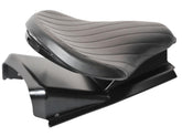 Pm American Cycles Flying Saddle Solo Seat Pan Black Steel Pm American Cycles Default Title