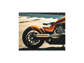 Pm American Cycles Flying Saddle Solo Seat Pan Black Steel Pm American Cycles