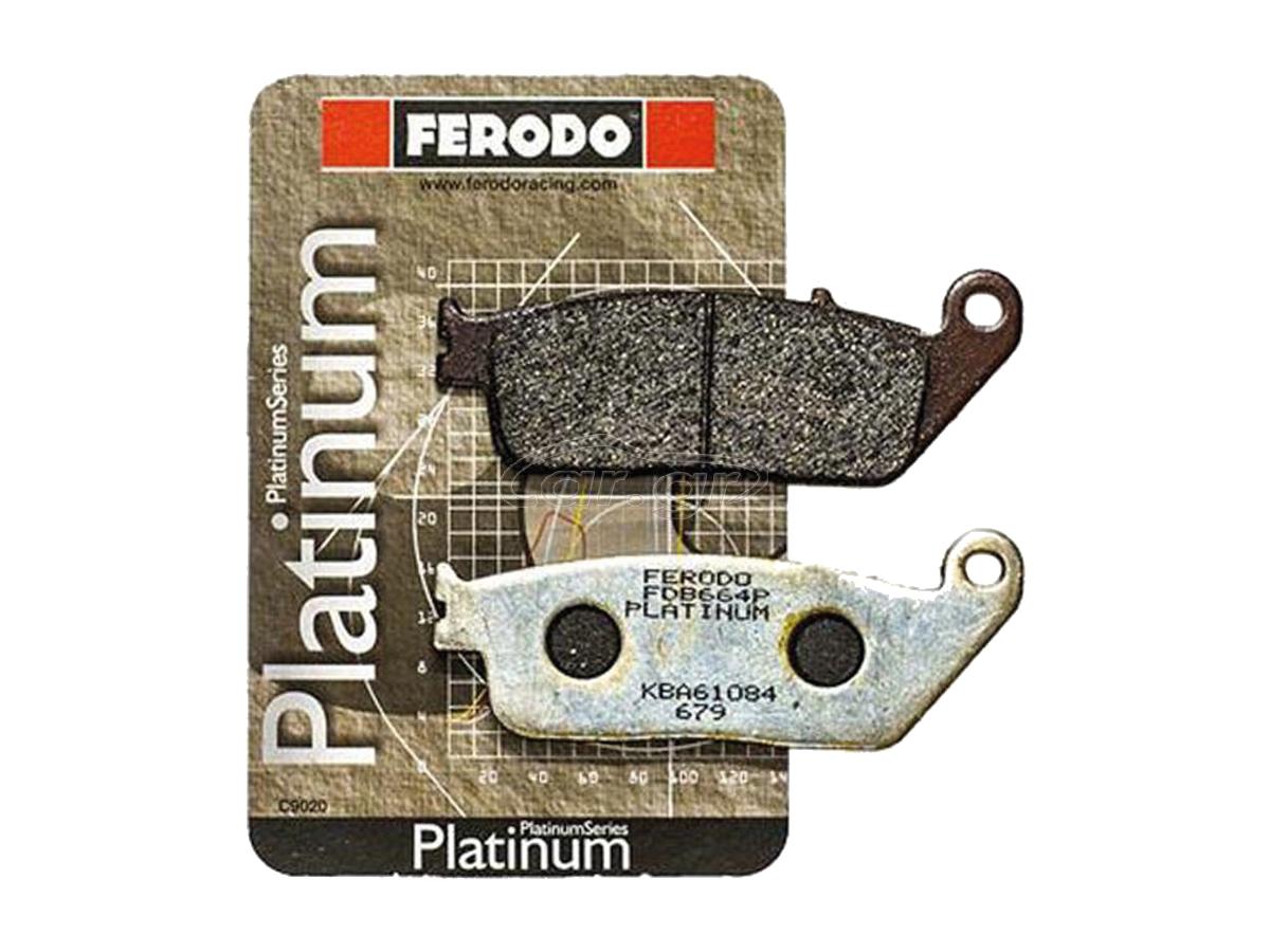 Ferodo Road Platinum Mid Metallic Brake Pads Organic Rear Ferodo