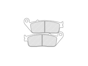 Ferodo Road Platinum Mid Metallic Brake Pads Organic Rear Ferodo Default Title