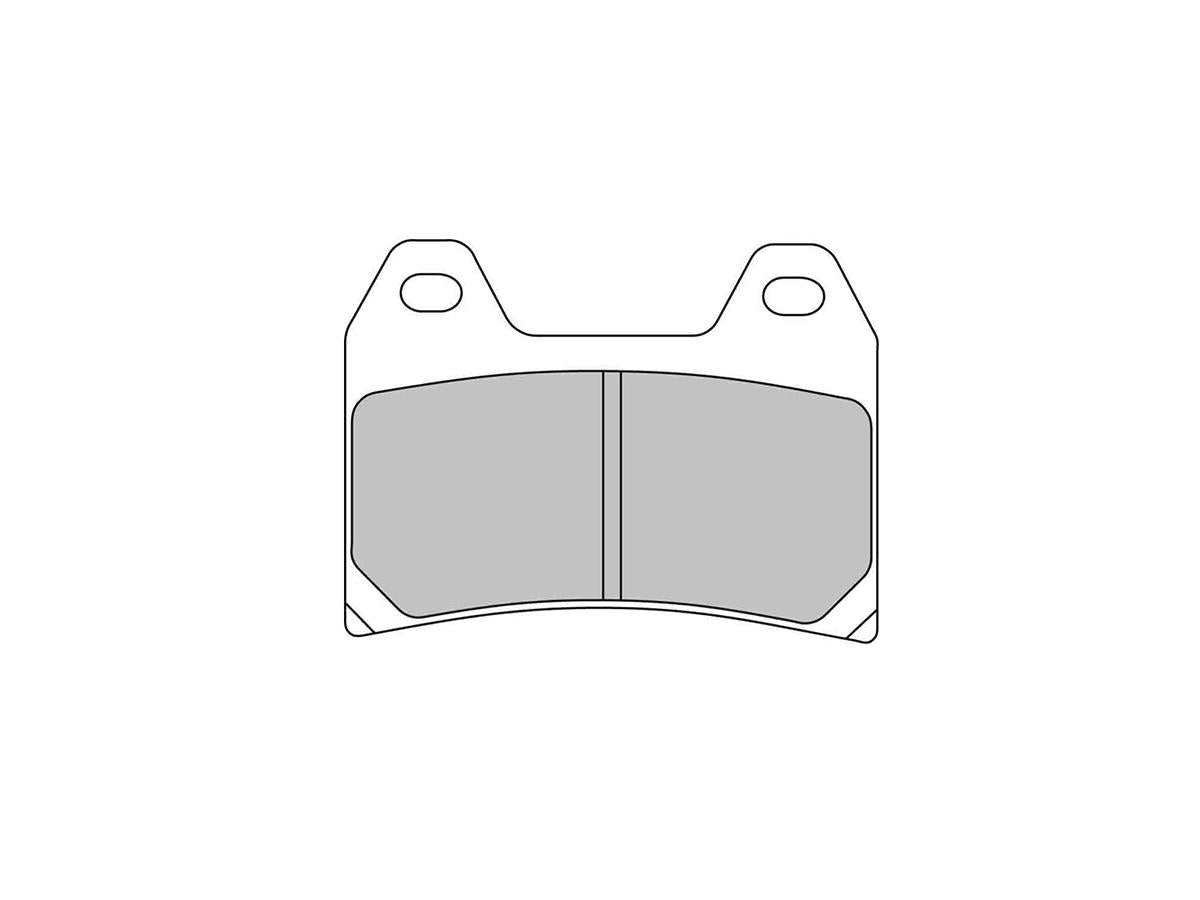 Ferodo Road Platinum Mid Metallic Brake Pads Organic Front Ferodo Default Title