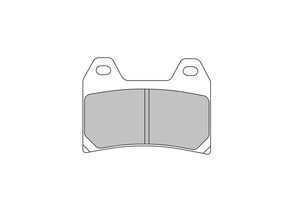 Ferodo Road Platinum Mid Metallic Brake Pads Organic Front Ferodo Default Title