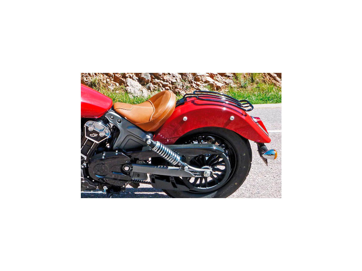 Motherwell 7" Solo Luggage Rack Black Motherwell