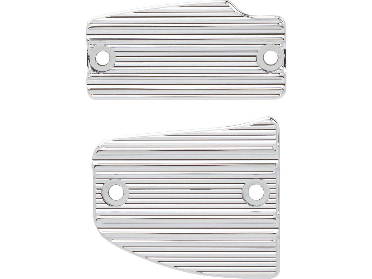 Arlen Ness 10 Gauge Front And Rear Master Cylinder Cover Kit Chrome Arlen Ness Default Title
