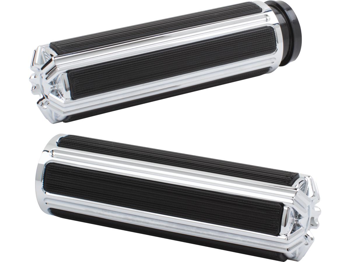 Arlen Ness 10 Gauge Grips Chrome 7/8" Throttle By Wire Arlen Ness Default Title