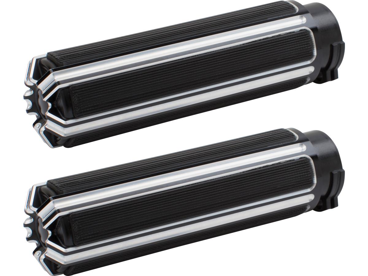 Arlen Ness 10 Gauge Grips Black 7/8" Anodized Throttle By Wire Arlen Ness Default Title