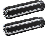 Arlen Ness 10 Gauge Grips Black 7/8" Anodized Throttle By Wire Arlen Ness Default Title