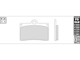 Galfer Semi Metallic Compound G1054 Brake Pad Organic Front Galfer Default Title