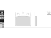 Galfer Semi Metallic Compound G1054 Brake Pad Organic Rear Galfer Default Title