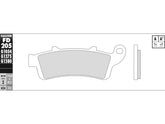 Galfer Semi Metallic Compound G1054 Brake Pad Organic Front Galfer Default Title