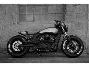 Caferacer Rear End Conversion Kit Aluminum Seat Base Pan Raw Holy Death Motorcycle Co.