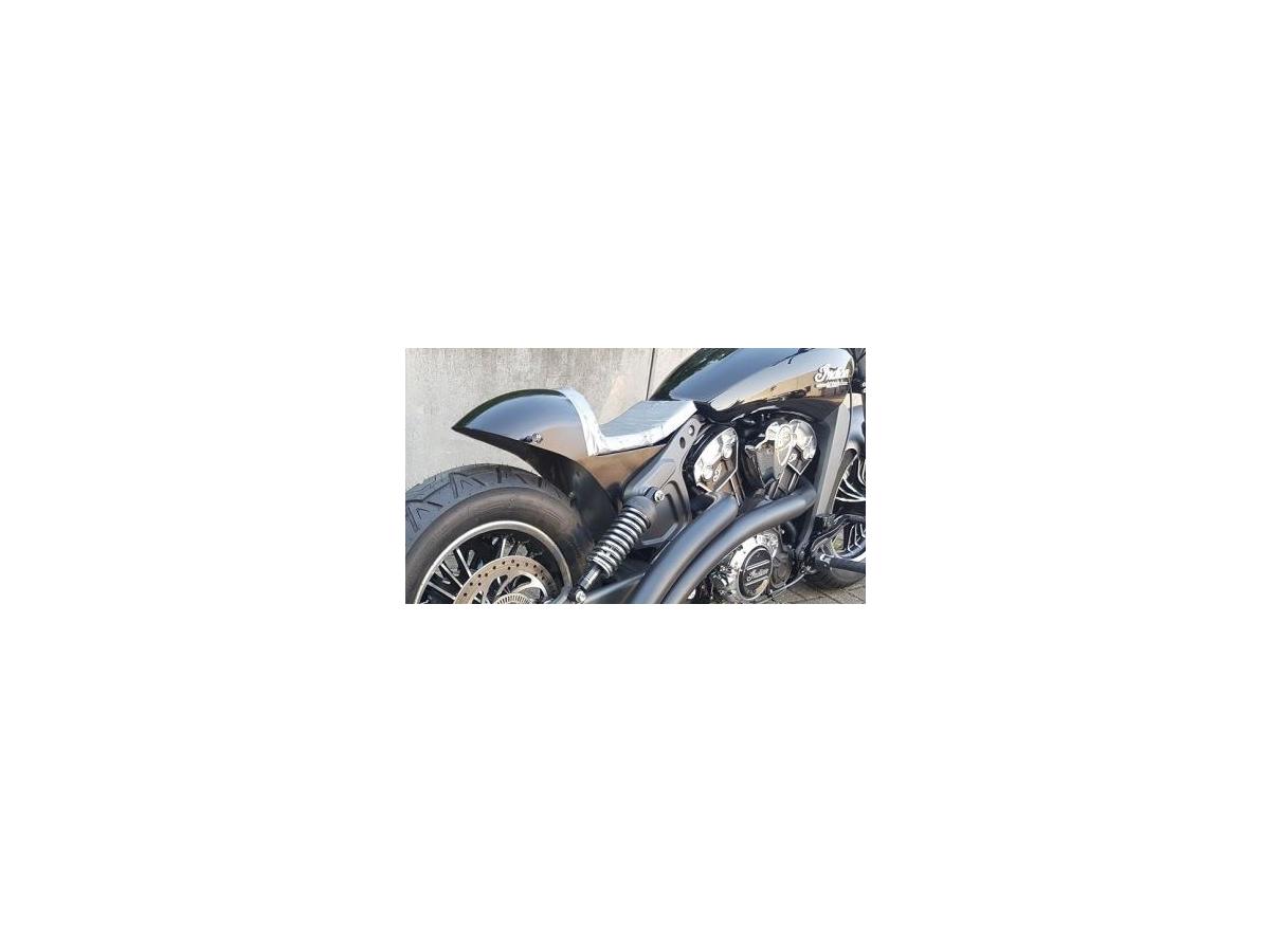 Caferacer Rear End Conversion Kit Aluminum Seat Base Pan Raw Holy Death Motorcycle Co.