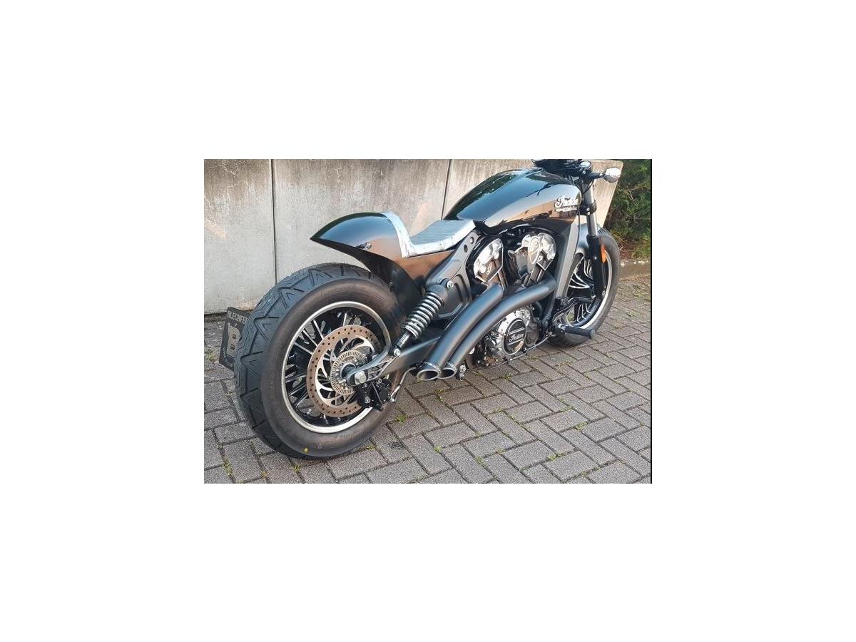 Caferacer Rear End Conversion Kit Aluminum Seat Base Pan Raw Holy Death Motorcycle Co.