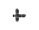 Avon Performance Grips Air Cushion Grips Black Rubber Chrome 7/8" Throttle By Wire Avon Grips Default Title