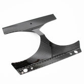A10 Moto Road Glide Dual Lp6 Carbon Fiber Filler Plate A10 Moto Clear Coated (High Gloss)