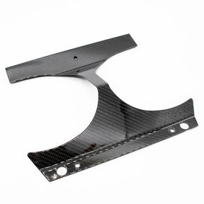 A10 Moto Road Glide Dual Lp6 Carbon Fiber Filler Plate A10 Moto Clear Coated (High Gloss)