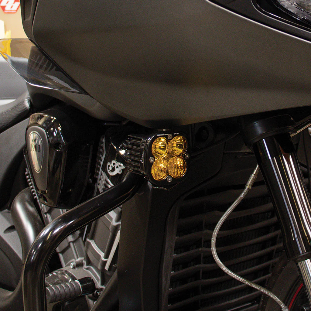A10 Moto Indian Challenger Squadron Add On Fog Light Combo Kit A10 Moto Squadron Add On Only