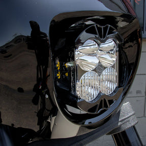 A10 Moto 3.5" Lp4 Mount For Low Rider S 1/4 Fairing And Stock Combo Kit A10 Moto Bracket Only