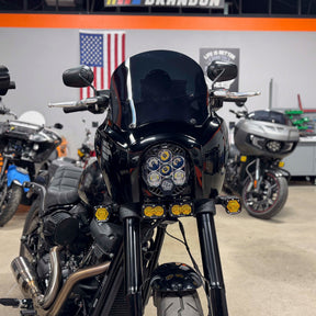 A10 Moto T Sport Modular Lp6 Mounting System For Softails, Dynas And Low Rider S Lighting Combo Kit 127095 A10 Moto
