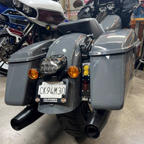 A10 Moto 14 23 Touring Dual S2 Stealth Tail Light Bracket Combo Kit A10 Moto