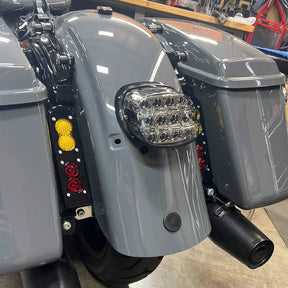 A10 Moto 14+ Touring Dual S2 Tombstone Tail Light Bracket Combo Kit A10 Moto