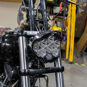 A10 Moto 3.5" Universal Mount Naked Baja Designs Lp6 (Combo Kit) Fits Low Rider S, Dynas, Softails A10 Moto