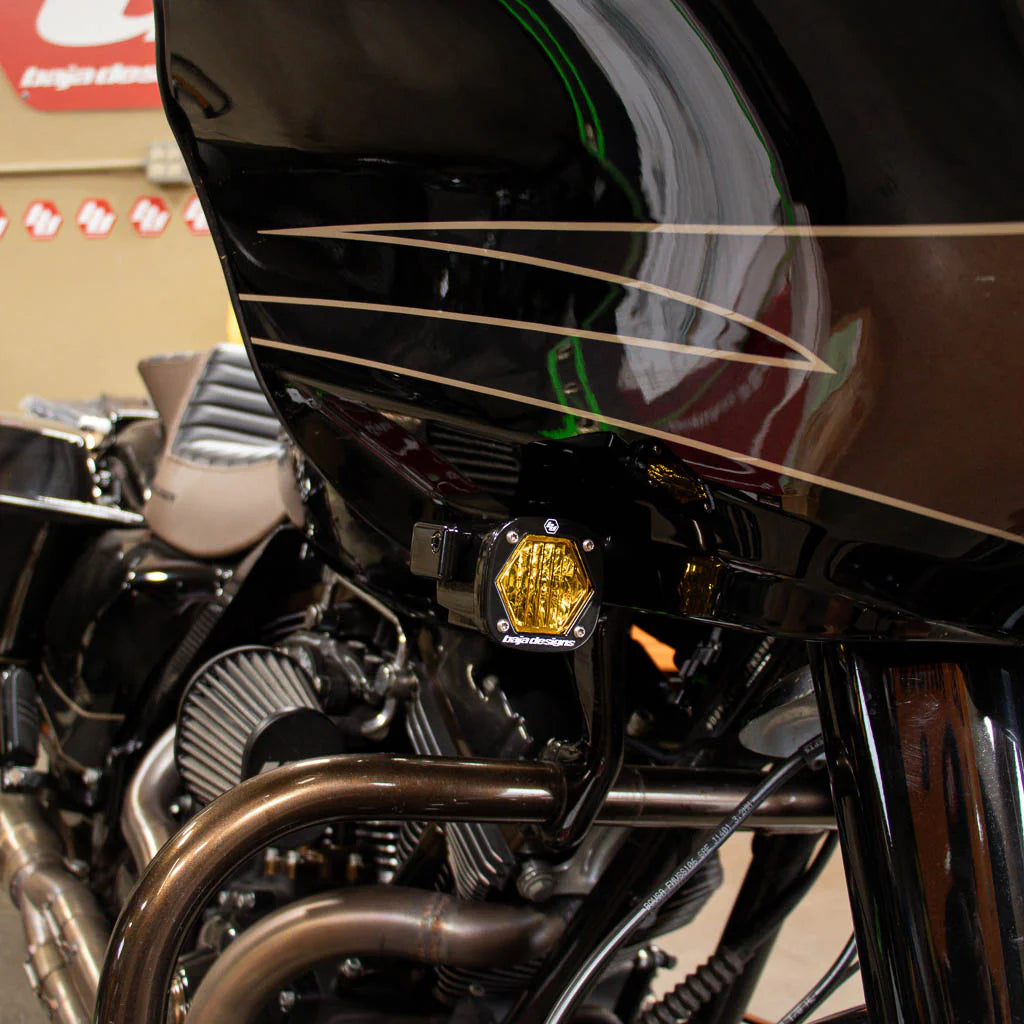 A10 Moto 98 13 Road Glide Billet S1 Pod Front Turn Signal Kit Combo Kit A10 Moto