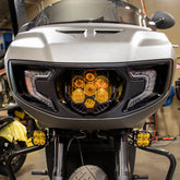 A10 Moto Indian Challenger Baja Designs Lp6 Light Bracket Combo Kit A10 Moto Bracket Kit Only