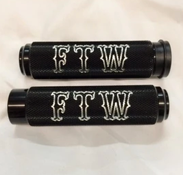 DMR Throttle By Wire (Electronic) Grips Grips Death Metal Racing Black FTW
