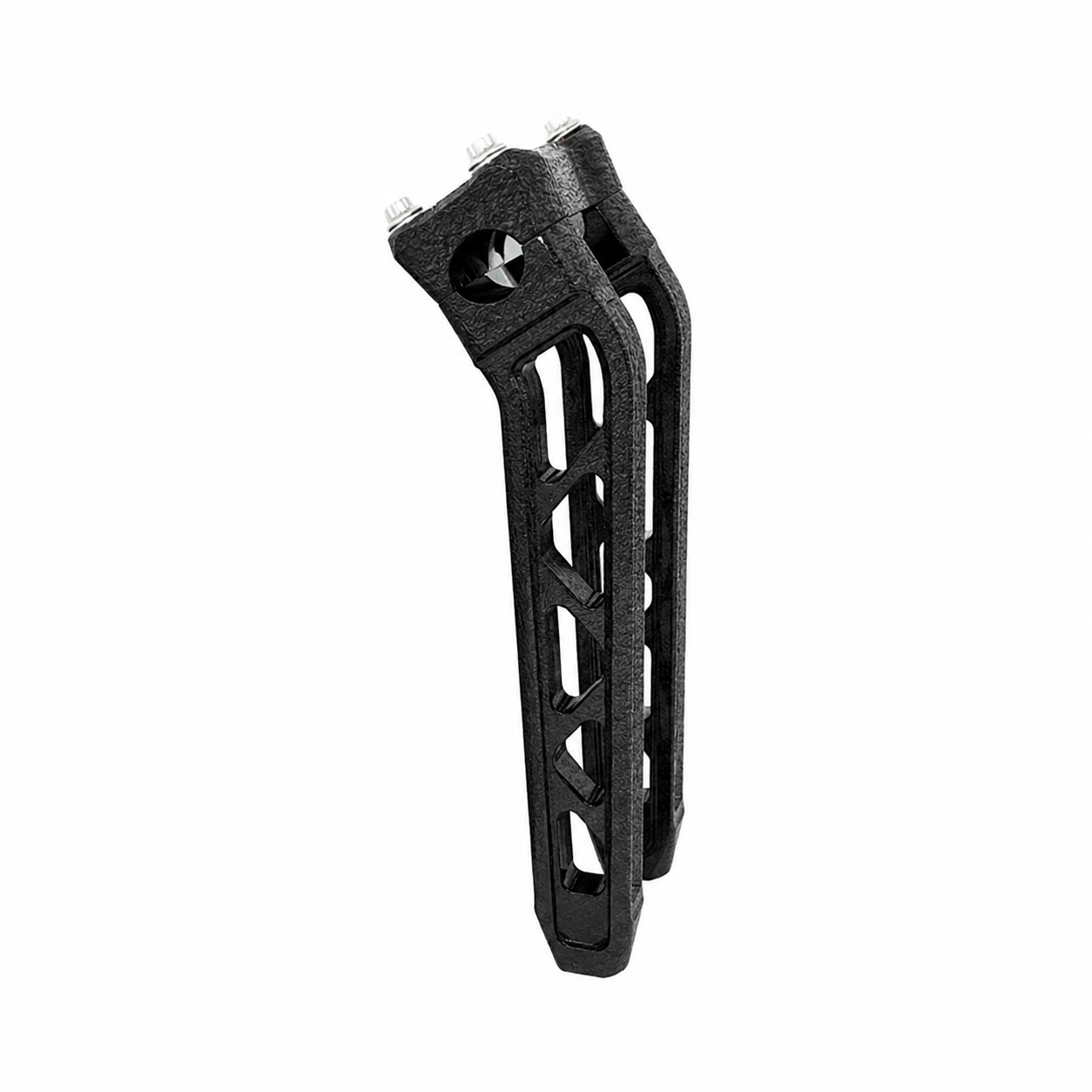 DMR 12" Pullback Destroyer Risers Risers Death Metal Racing Wrinkle Black Powdercoat