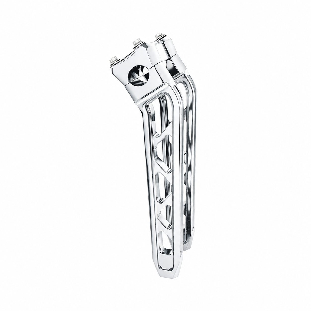 DMR 12" Pullback Destroyer Risers Risers Death Metal Racing Chrome